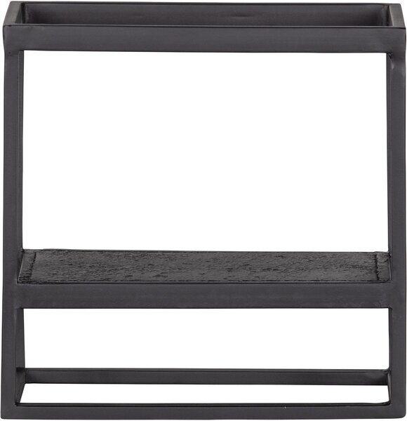 Raft metalic CASTO 40x40 cm, negru
