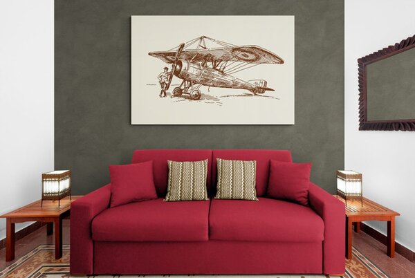 Tablou avionul retro