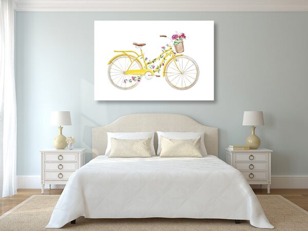 Tablou ilustrația bicicletei retro