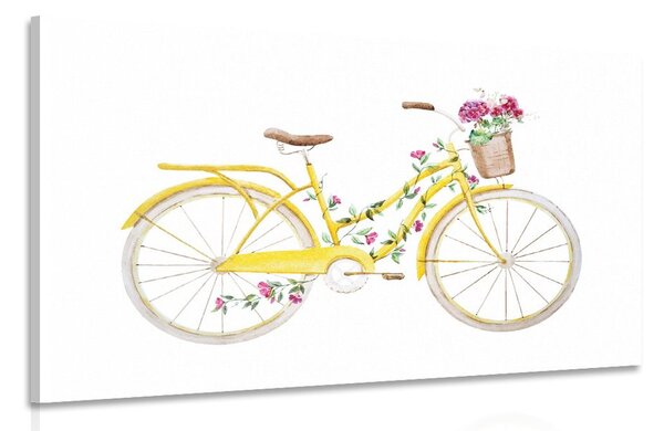 Tablou ilustrația bicicletei retro