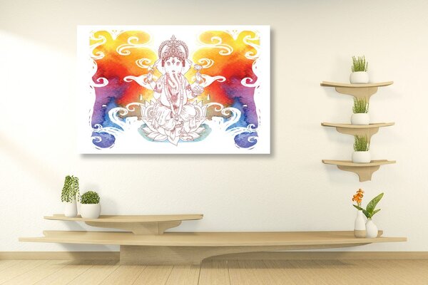 Tablou Ganesha hinduistic