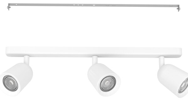 Eglo 901947 - Plafonieră CAMALDOLI cu 3 spoturi GU10, 10W, 230V, alb