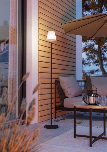 Eglo 75891 - Lampadar de exterior LED RGBW MONTAPALMA-L, cu dimmer, 2,2W/3,7V IP54