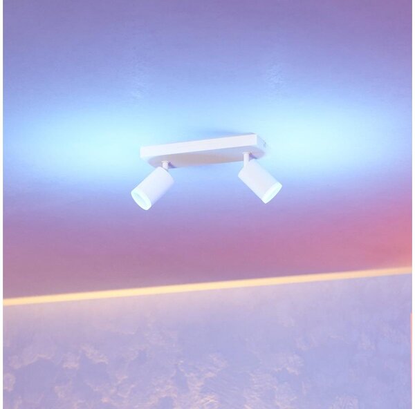 Eglo 901943 - Spot LED RGBW reglabil MELITELLO-Z 2xLED/3,7W/230V alb