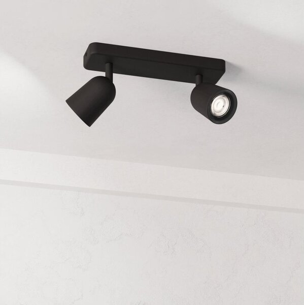 Eglo 901953 - Spot CAMALDOLI 2xGU10/10W/230V negru