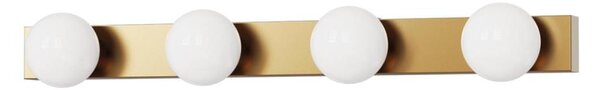 Brilagi - Lumină LED aurie pentru oglindă de baie HOLLYWOOD, 4 x 3W, 230V, IP44