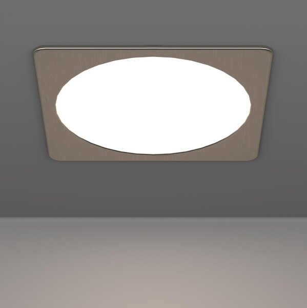 Eglo 901411 - Plafonieră LED încastrată FUEVA LED, 18,5 W, 230 V, 21,6 x 21,6 cm, crom