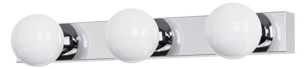 Brilagi - Aplică LED pentru oglindă de baie HOLLYWOOD, 3xLED/3W/230V, IP44, crom