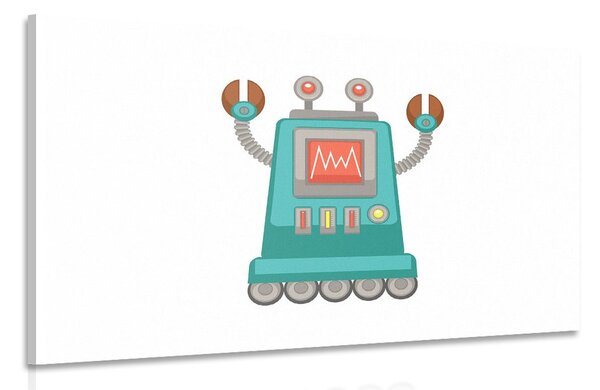 Tablou pentru iubitorii de roboți dintre copii