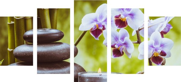 Tablou 5-piese Spa natura moartă