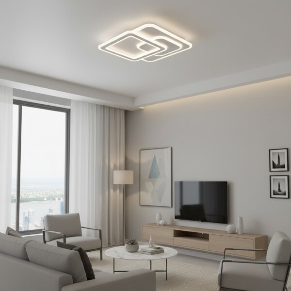 Brilagi - Plafonieră LED dimabilă MODERN LED/80W/230V 3000-6000K + telecomandă