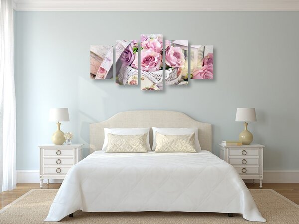 Tablou 5-piesestilul vintage romantic