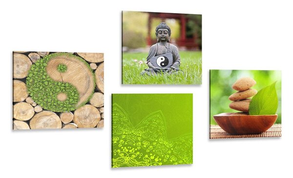 Set tablouri armonie plăcută Feng Shui