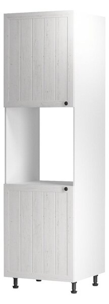 Dulap bucatarie PROVENCE D60P, alb, DTD laminat, 60x58x212 cm