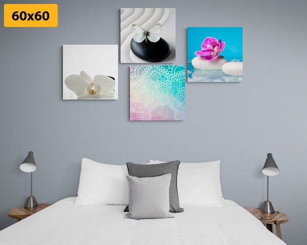 Set tablouri Feng Shui în combinație de culori interesante
