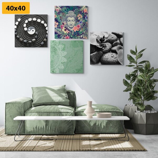 Set tablouri Feng Shui în combinație neconvențională