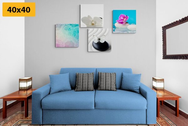 Set tablouri Feng Shui în combinație de culori interesante