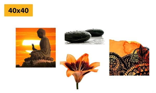 Set tablouri Feng Shui în stilul unic