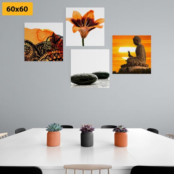 Set tablouri Feng Shui în stilul unic