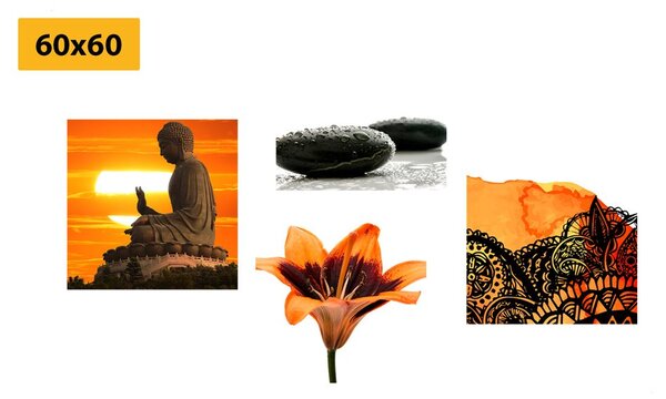 Set tablouri Feng Shui în stilul unic