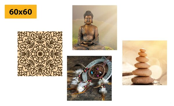 Set tablouri Budha armonic