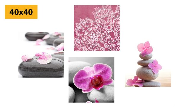 Set tablouri natura moartă Zen