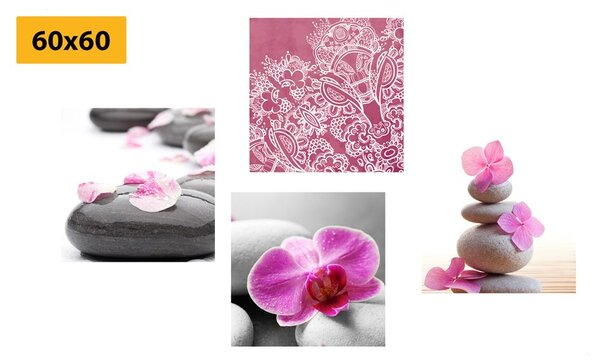 Set tablouri natura moartă Zen