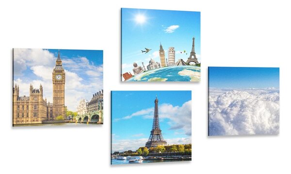 Set tablouri monumente celebre ale lumii