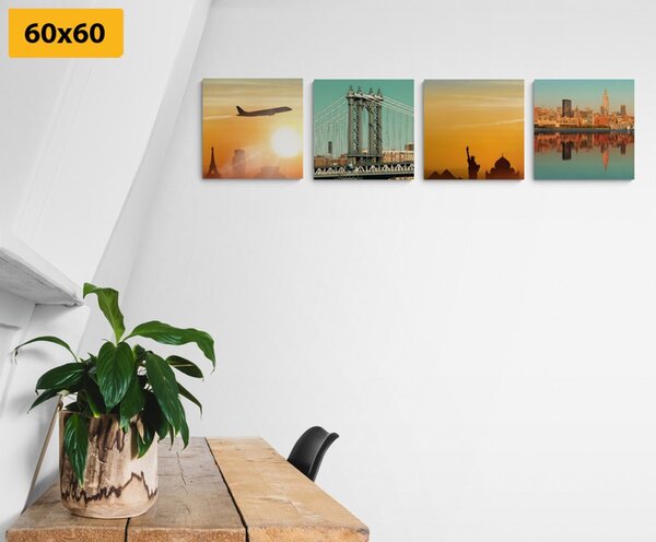 Set tablouri drumul în New York