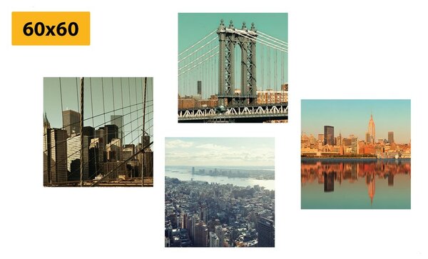 Set tablouri vedere la orașul New York