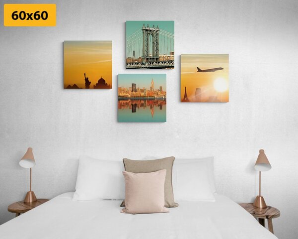 Set tablouri drumul în New York