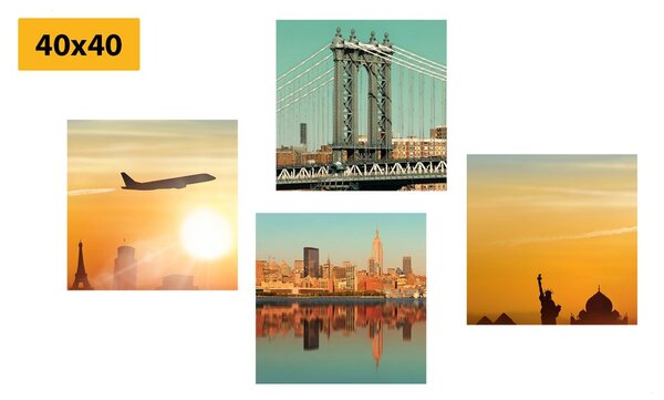 Set tablouri drumul în New York