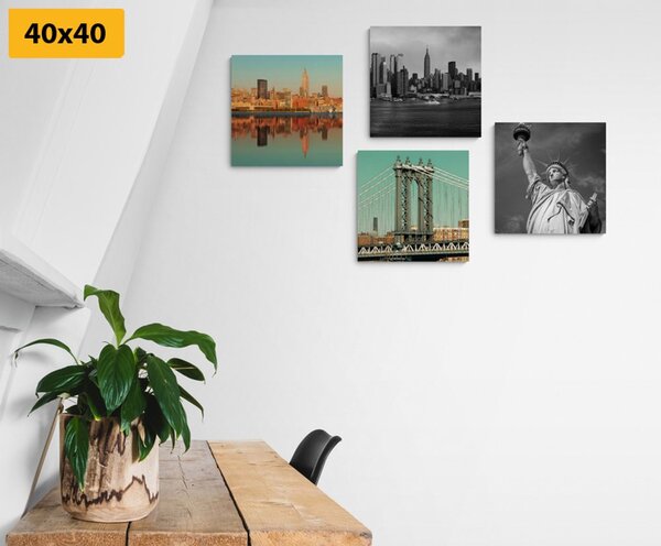 Set tablouri combinație interesantă orașului New York
