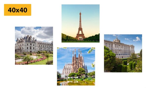 Set tablouri cele mai uimitoare monumente turistice din lume