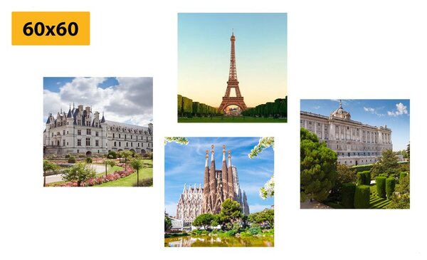 Set tablouri cele mai uimitoare monumente turistice din lume