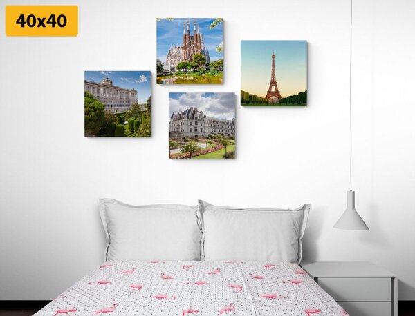Set tablouri cele mai uimitoare monumente turistice din lume