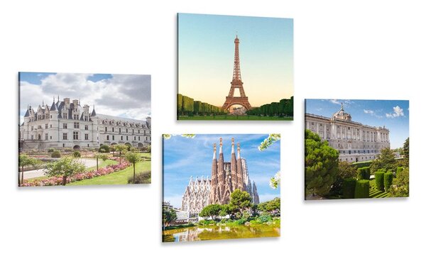 Set tablouri cele mai uimitoare monumente turistice din lume