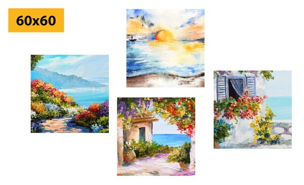Set tablouri răsărit de soare la mare