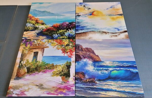 Set tablouri mare si plajă