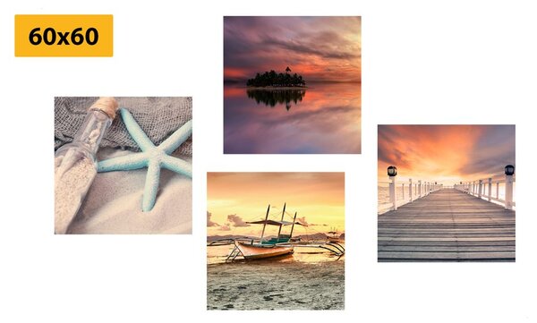 Set tablouri concediul în paradis