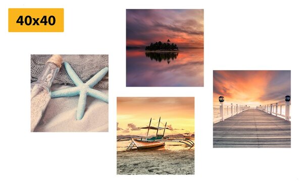 Set tablouri concediul în paradis