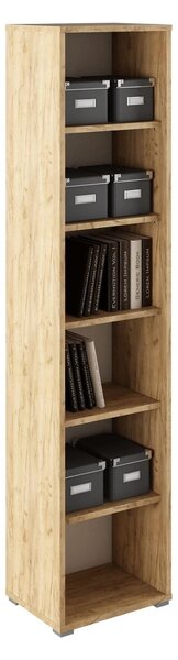 Biblioteca RIOMA TYP 02, stejar artisan, DTD laminat, 50x38x218 cm