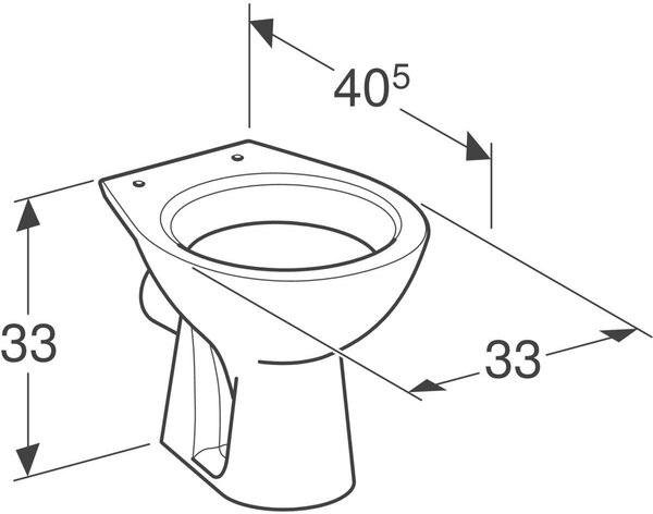 Geberit Bambini vas wc stativă pentru copii alb 500.916.00.1
