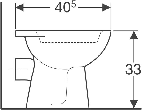 Geberit Bambini vas wc stativă pentru copii alb 500.916.00.1