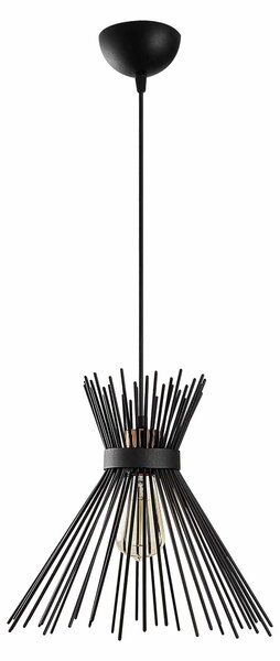 Lustra KIRPI 3081, negru, metal, 34x35-131 cm