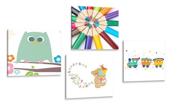 Set tablouri într-un design jucăuș