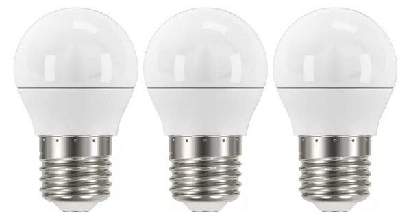 Becuri LED E27, 3 buc. cu lumină caldă 5 W – EMOS