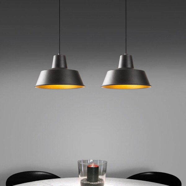 Lustra SAGLAM 3738, negru, metal, 62x30x38-120 cm