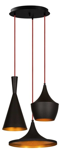 Lustra ELMAS 3556, negru, metal, 51x51x50-130 cm