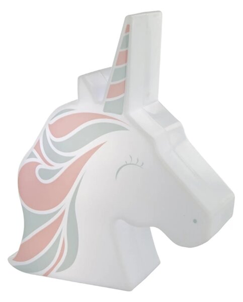 Lumina de noapte pentru copii cu proiector de curcubeu UNICORN 16x12,5cm